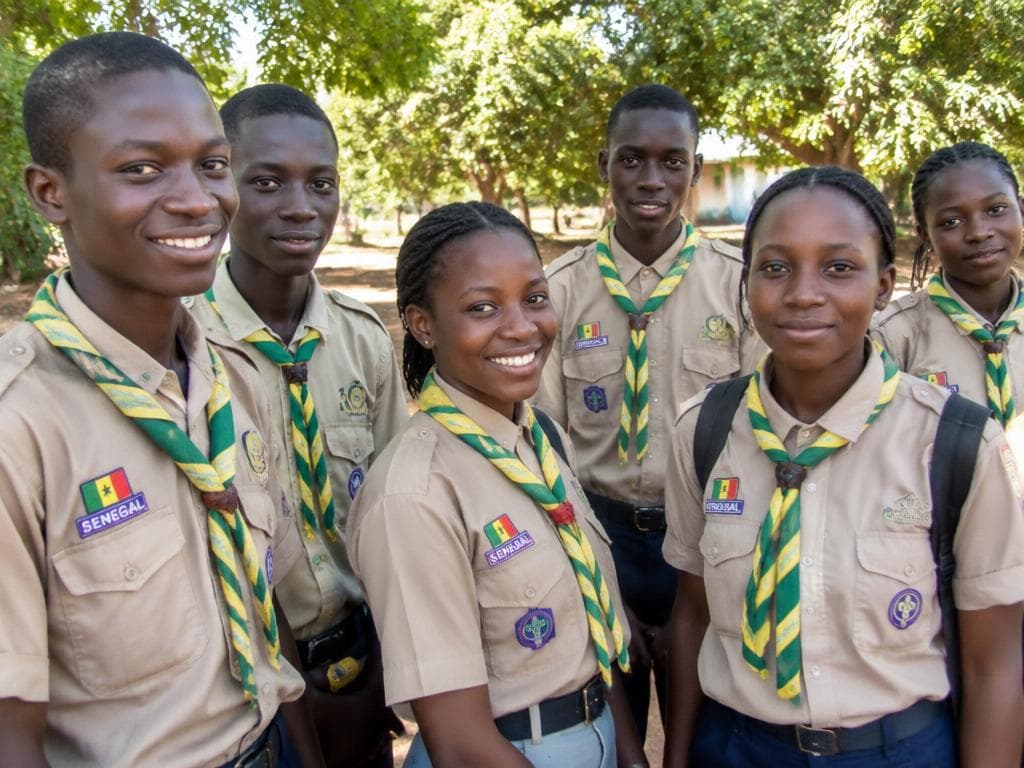 Des scouts de la paroisse